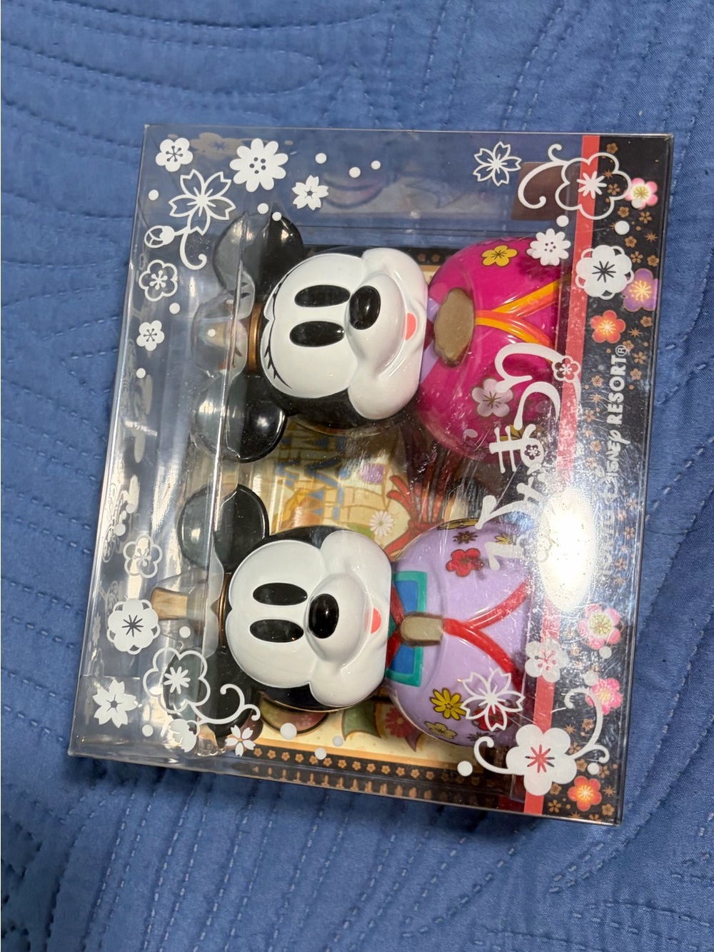 Disney Mickey Mouse Pink and Purple Decorative Cake Toppers